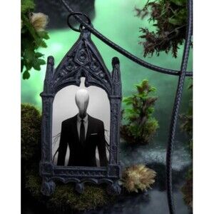 Slenderman Necklace - Horror Creepypasta Pendant